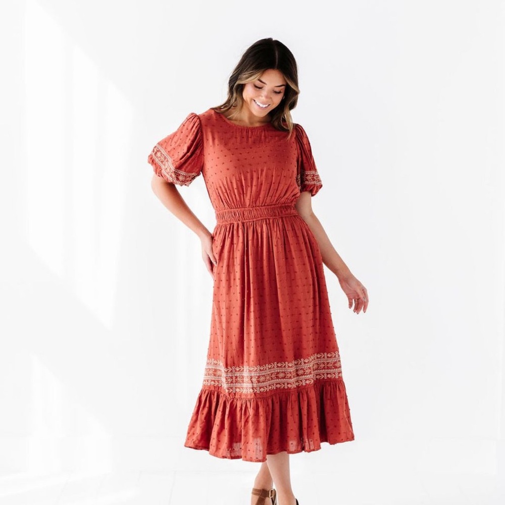 Emilie Swiss Dot Dress New 
Small fits medium $70